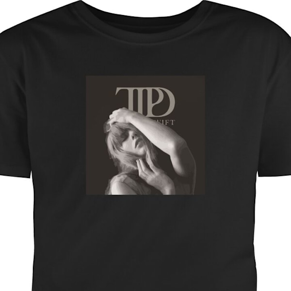 T-shirt för Vuxen | Klassisk Vuxen-T-shirt Taylor Swift - TTPD svart S