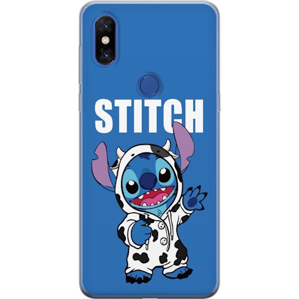 Xiaomi Mi Mix 3 Genomskinligt Skal Stitch