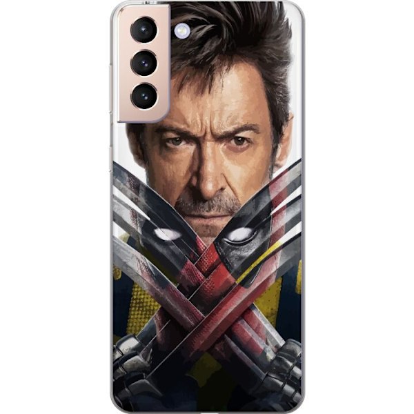 Samsung Galaxy S21 Läpinäkyvä kuori Deadpool & Wolverine