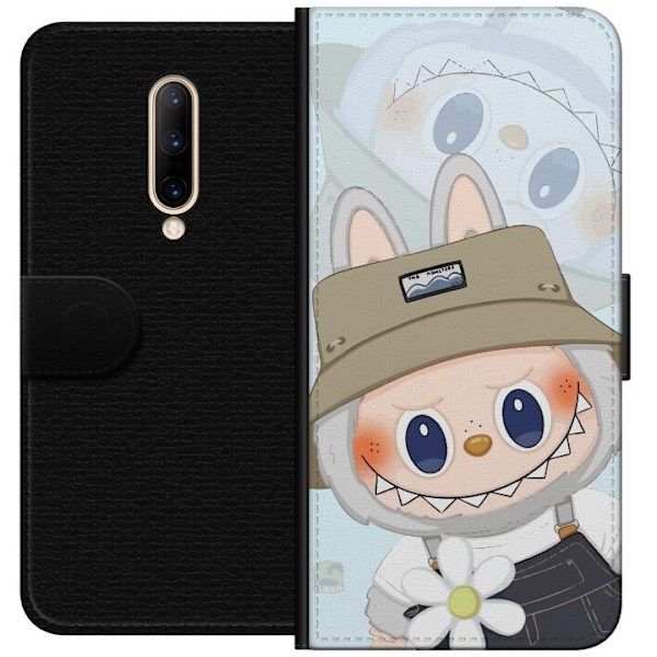 OnePlus 7 Pro Tegnebogsetui Labubu med hat - Pop Mart figur Mr