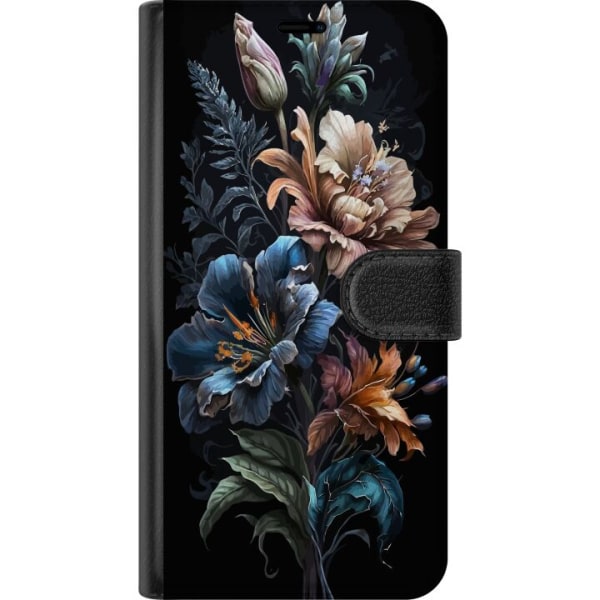 Samsung Galaxy S21 FE 5G Tegnebogsetui Blomster