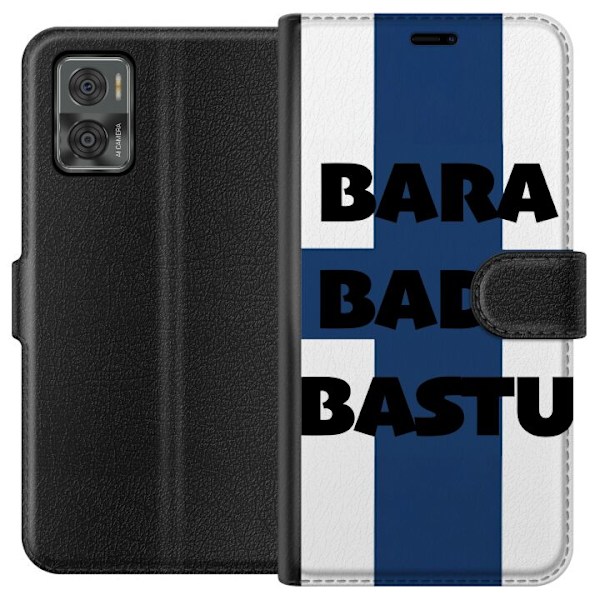 Motorola Moto E22i Plånboksfodral Bara Bada Bastu - KAJ