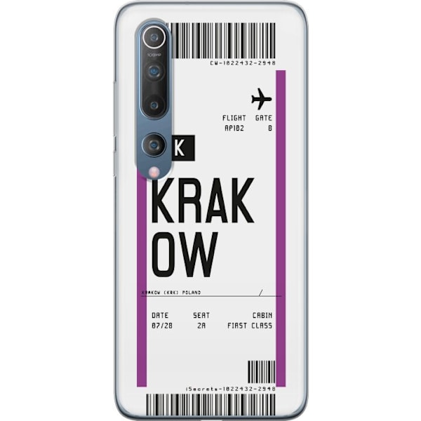 Xiaomi Mi 10 5G Gjennomsiktig deksel Krakow