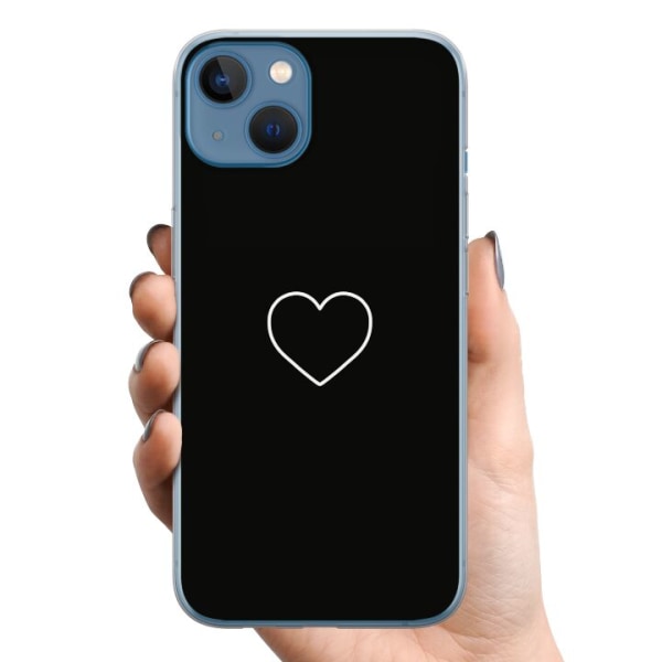 Apple iPhone 13 mini TPU Mobildeksel Hjerte