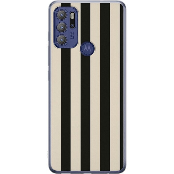 Motorola Moto G60S Genomskinligt Skal Line Flow