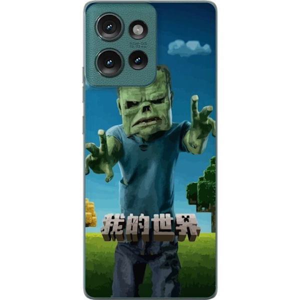 Motorola Edge 50 Läpinäkyvä kuori A Minecraft Movie