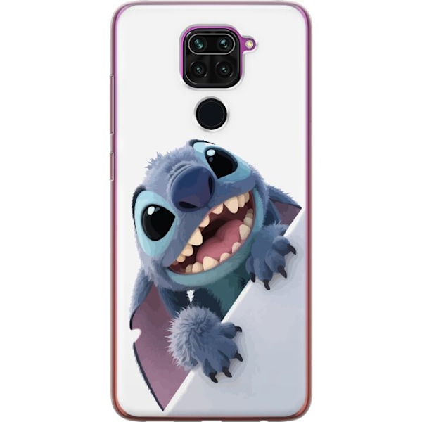 Xiaomi Redmi Note 9 Genomskinligt Skal Happy Stitch – glad f