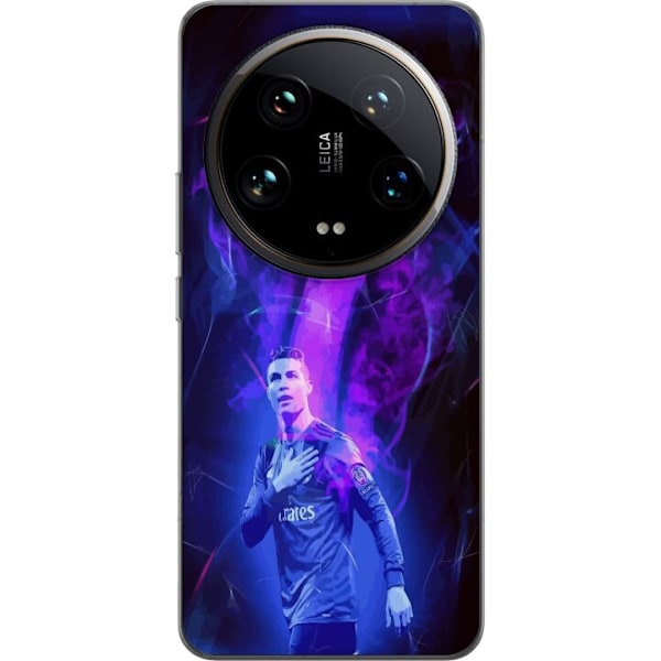 Xiaomi 14 Ultra Genomskinligt Skal Ronaldo 7 – Fotbollslegend i Action för Fans