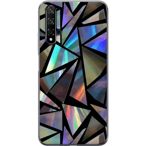 Huawei nova 5T Genomskinligt Skal 3D Reflektion