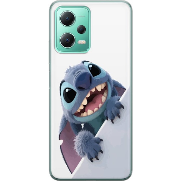 Xiaomi Redmi Note 12 Genomskinligt Skal Happy Stitch – glad