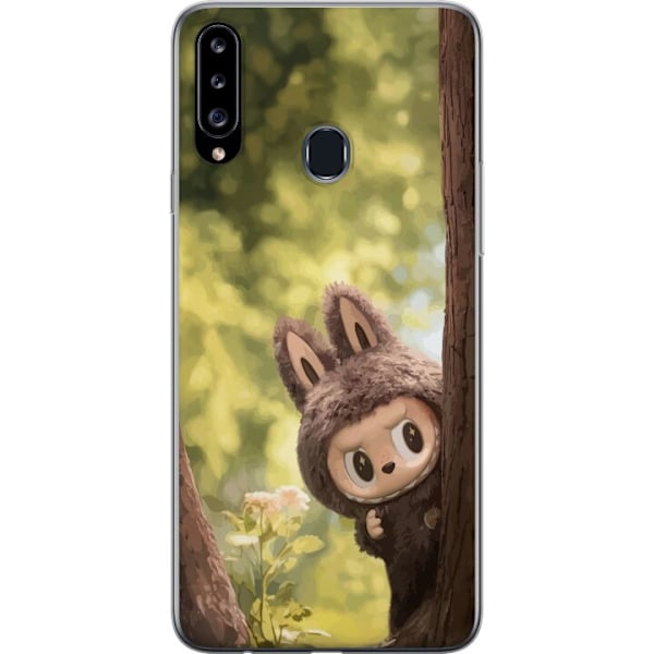 Samsung Galaxy A20s Läpinäkyvä kuori Labubu Graffiti Vibes