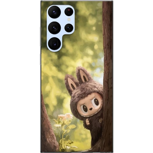 Samsung Galaxy S22 Ultra 5G Läpinäkyvä kuori Labubu Graffit