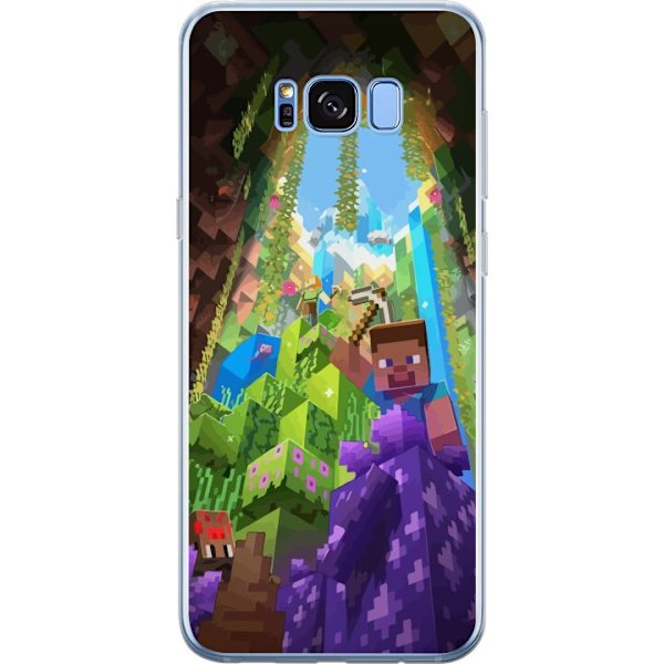 Samsung Galaxy S8+ Gennemsigtig cover Minecraft