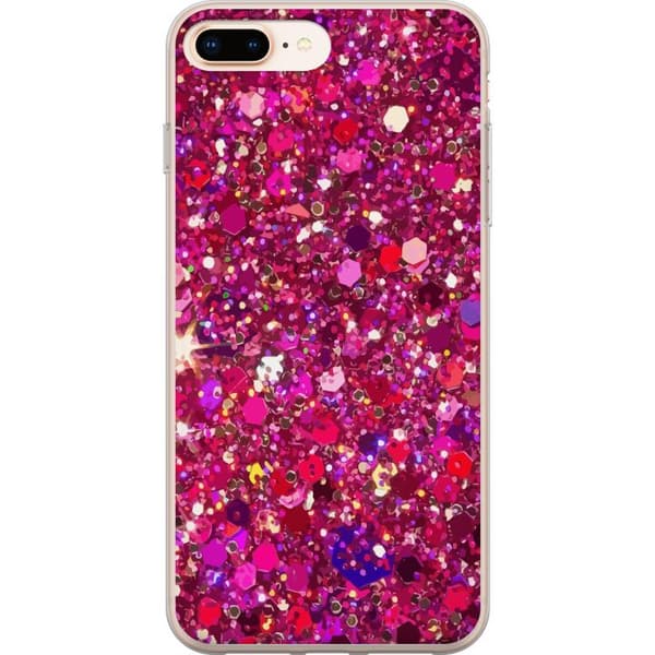 Kompatibelt Mobilskal till Apple iPhone 8 Plus Glitter