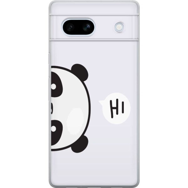 Google Pixel 7a Genomskinligt Skal Hi! kawaii