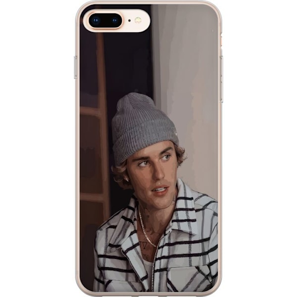 Apple iPhone 8 Plus Läpinäkyvä kuori Justin Bieber