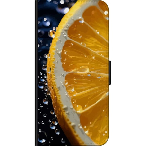 Huawei P40 lite E Lommeboketui Appelsin