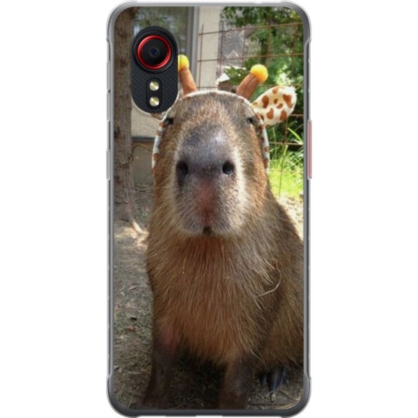 Samsung Galaxy Xcover 5 Genomskinligt Skal Capybara