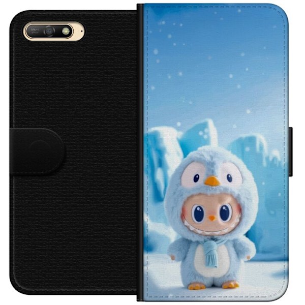 Huawei Y6 (2018) Tegnebogsetui sort ridder fortnite