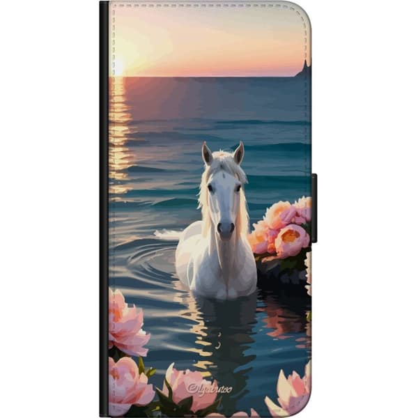Kompatibelt Lommeboketui til OnePlus 9 Pro Badede hest