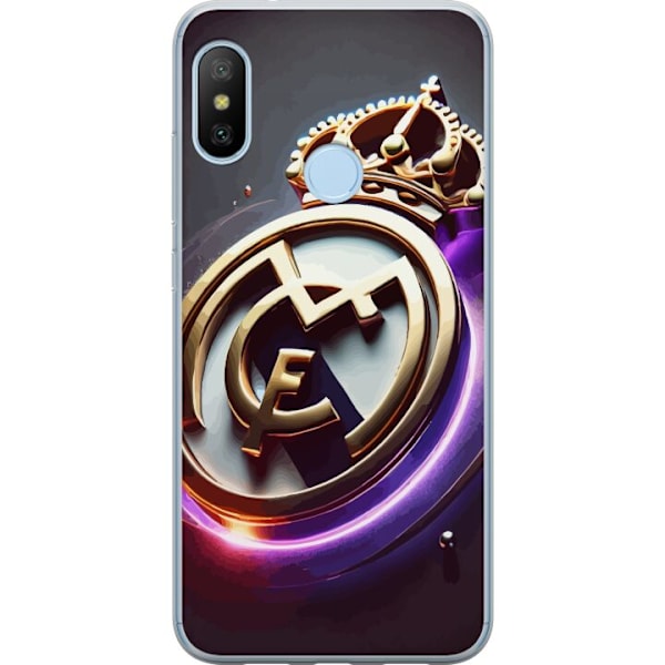 Xiaomi Mi A2 Lite Gennemsigtig cover Real Madrid CF