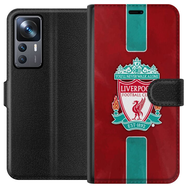 Xiaomi 12T Pro Lompakkokotelo Liverpool FC - Klassinen jalkapa