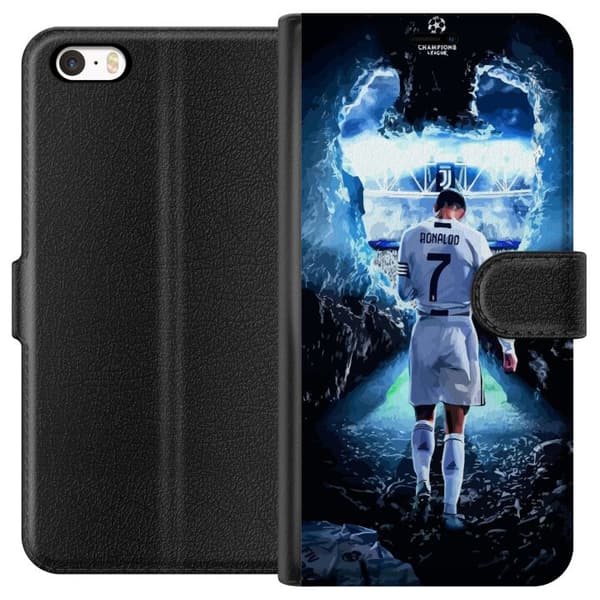 Kompatibel Tegnebogsetui til Apple iPhone 5 Ronaldo