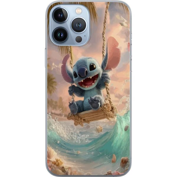 Kompatibel Mobilcover til Apple iPhone 13 Pro Max Disney Stitch blå alien sød figur samlerobjekt
