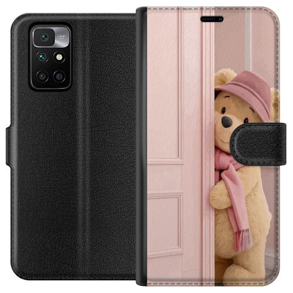 Xiaomi Redmi 10 Tegnebogsetui Nalle Puh Disney Motiv Tegneserie Klassisk Populær Børnemotiv Disney-karakter Ikonisk Karakter