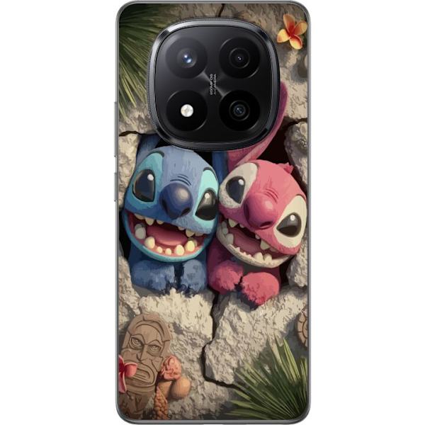 Xiaomi Redmi Note 14 Pro+ Läpinäkyvä kuori Stitch Angel Lilo & Stitch Motiivi Disney Rakkaus Sarjakuvahahmo Suosittu Sininen Avaruusolio Hauska Dis