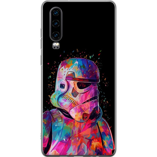 Huawei P30 Gennemsigtig cover Star Wars Stormtrooper