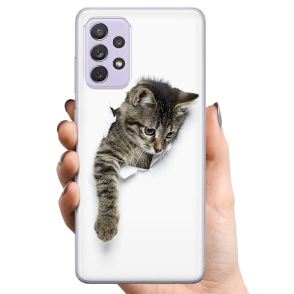 Samsung Galaxy A52s 5G TPU Matkapuhelimen kuori Kissa