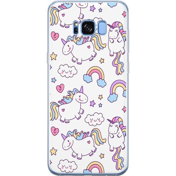 Samsung Galaxy S8+ Gennemsigtig cover Unicorn Mønster