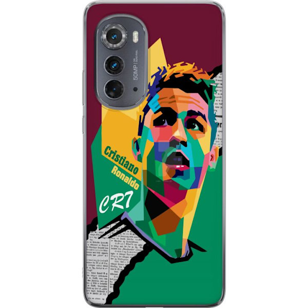 Motorola Edge (2022) Gennemsigtig cover Ronaldo