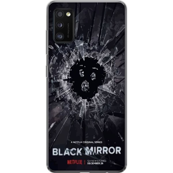 Samsung Galaxy A41 Läpinäkyvä kuori Black Mirror Sci-Fi Net