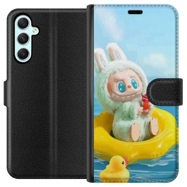 Samsung Galaxy A34 Tegnebogsetui Labubu Stripe Attack - Stribe