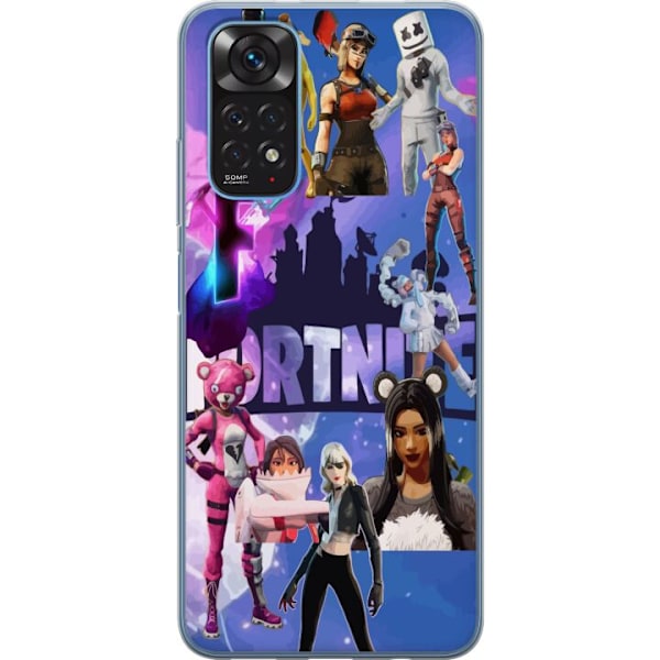 Xiaomi Redmi Note 11 Gennemsigtig cover Fortnite