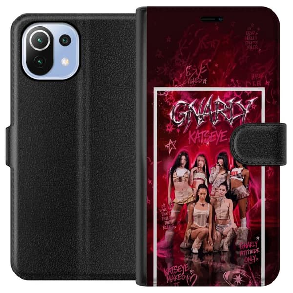 Kompatibelt Lommeboketui til Xiaomi Mi 11 Lite KATSEYE rosa