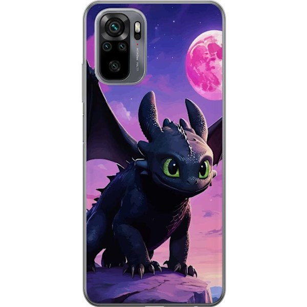 Xiaomi Redmi Note 10 Genomskinligt Skal How to Train Your Drag