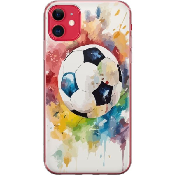 Apple iPhone 11 Gjennomsiktig deksel Fotball