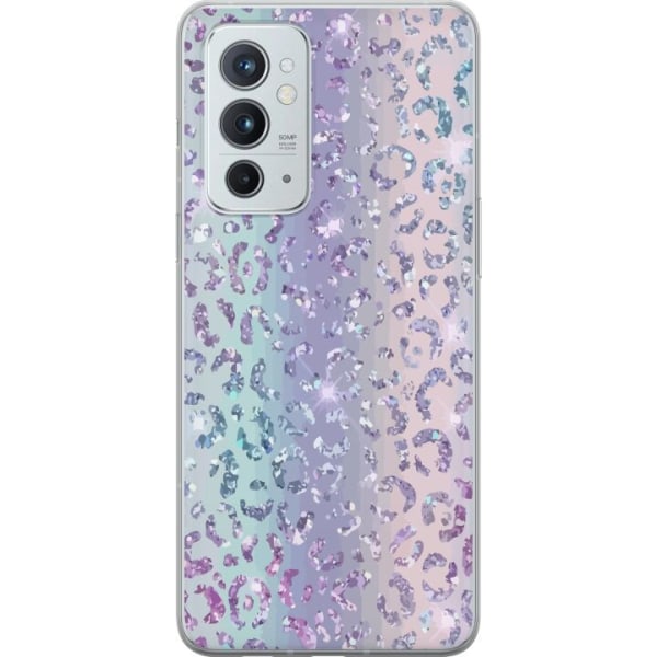OnePlus 9RT 5G Gennemsigtig cover Glitter Leopard