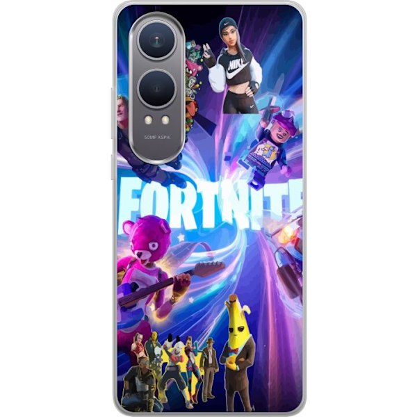 OnePlus Nord CE4 Lite Läpinäkyvä kuori Fortnite