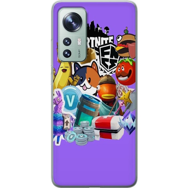 Xiaomi 12 Gennemsigtig cover Fortnite