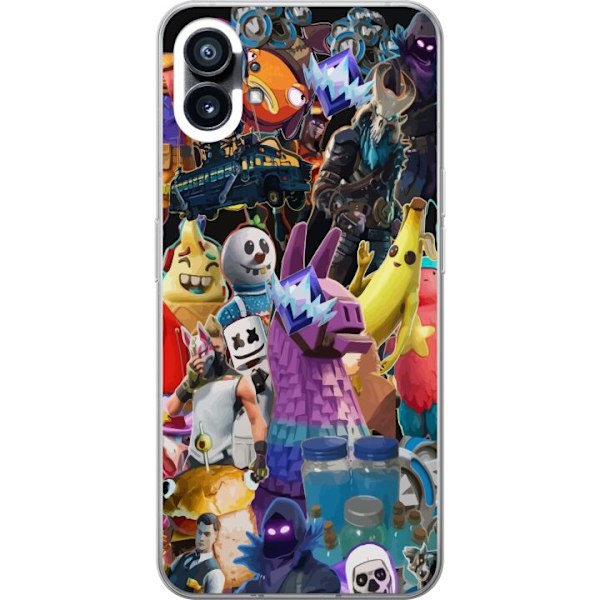 Nothing Phone (1) Gennemsigtig cover Fortnite