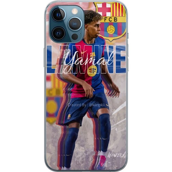 Apple iPhone 12 Pro Max Gennemsigtig cover Lamine Yamal FCB