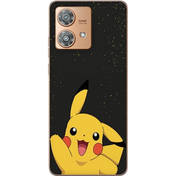 Motorola Edge 40 Neo Genomskinligt Skal Pikachu