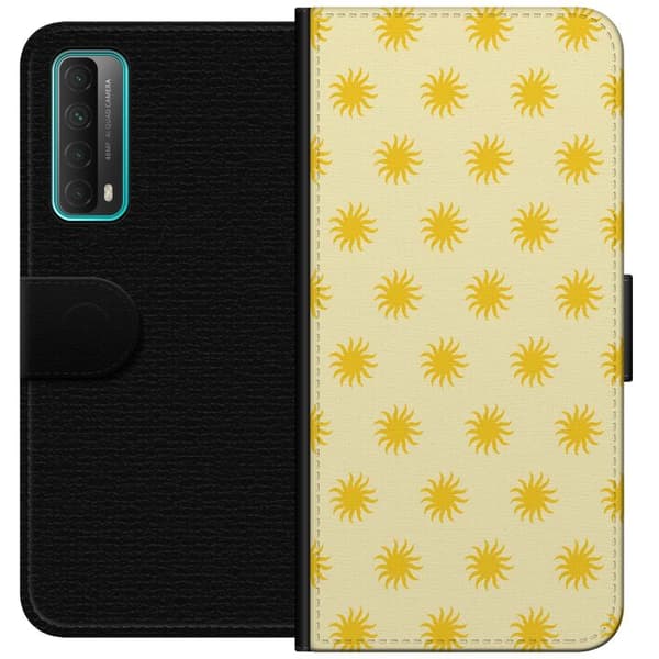 Kompatibel Tegnebogsetui til Huawei P smart 2021 Gule sole gul