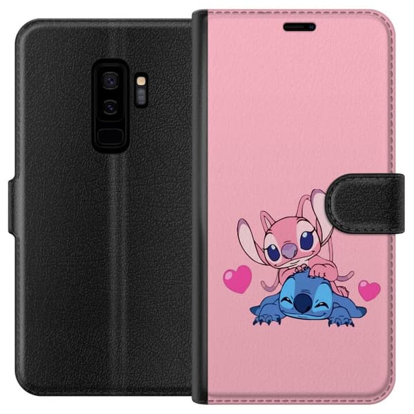 Kompatibel Tegnebogsetui til Samsung Galaxy S9+ Valentins Dag Stitch