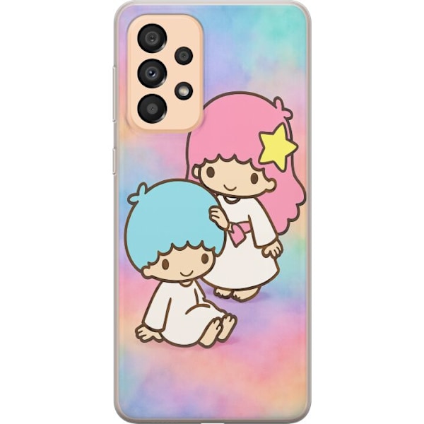 Samsung Galaxy A33 5G Genomskinligt Skal Kawaii Sanrio Kiki Lola Little Twin Stars