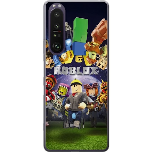 Sony Xperia 1 III Läpinäkyvä kuori Roblox Maailma - Pelaamisseikkailu Lapsille ja Nuorille